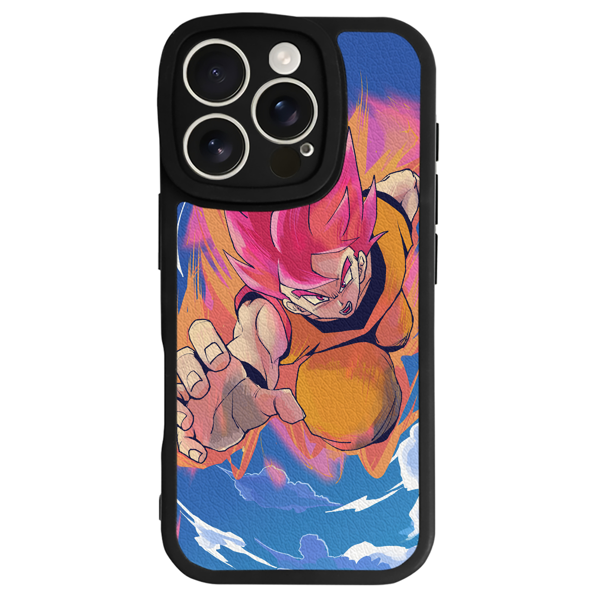 （画像用） ドラゴンボール DRAGON BALL 【iPhone 16シリーズ対応】シリコンスマホケース（レザー調） 材質：シリコン